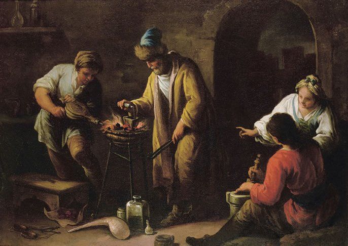 The Alchemist by Giovanni Camillo Sagrestani