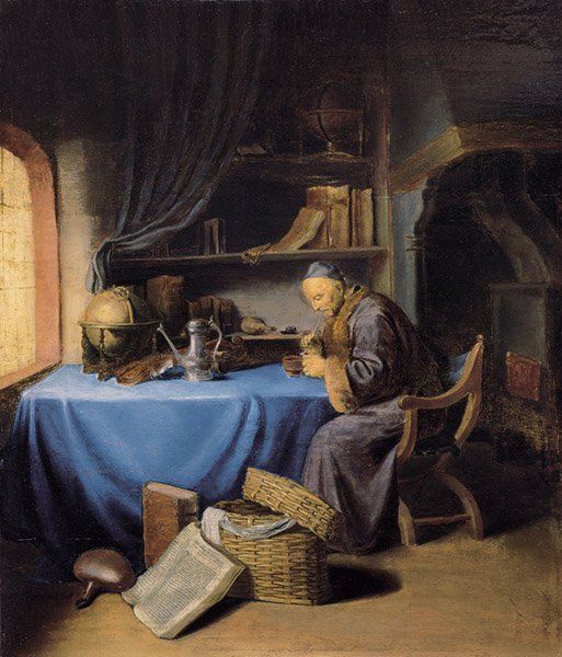 The Scholar by Jacob Toorenvliet
